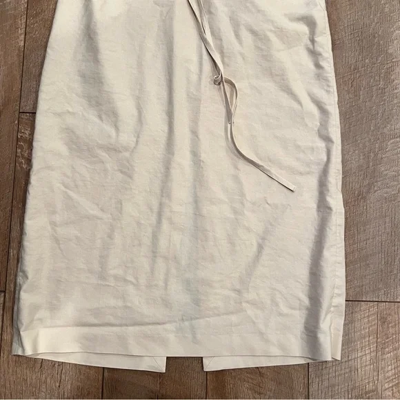 Zara Cream Backless Halter Maxi Dress - Picture 7 of 9